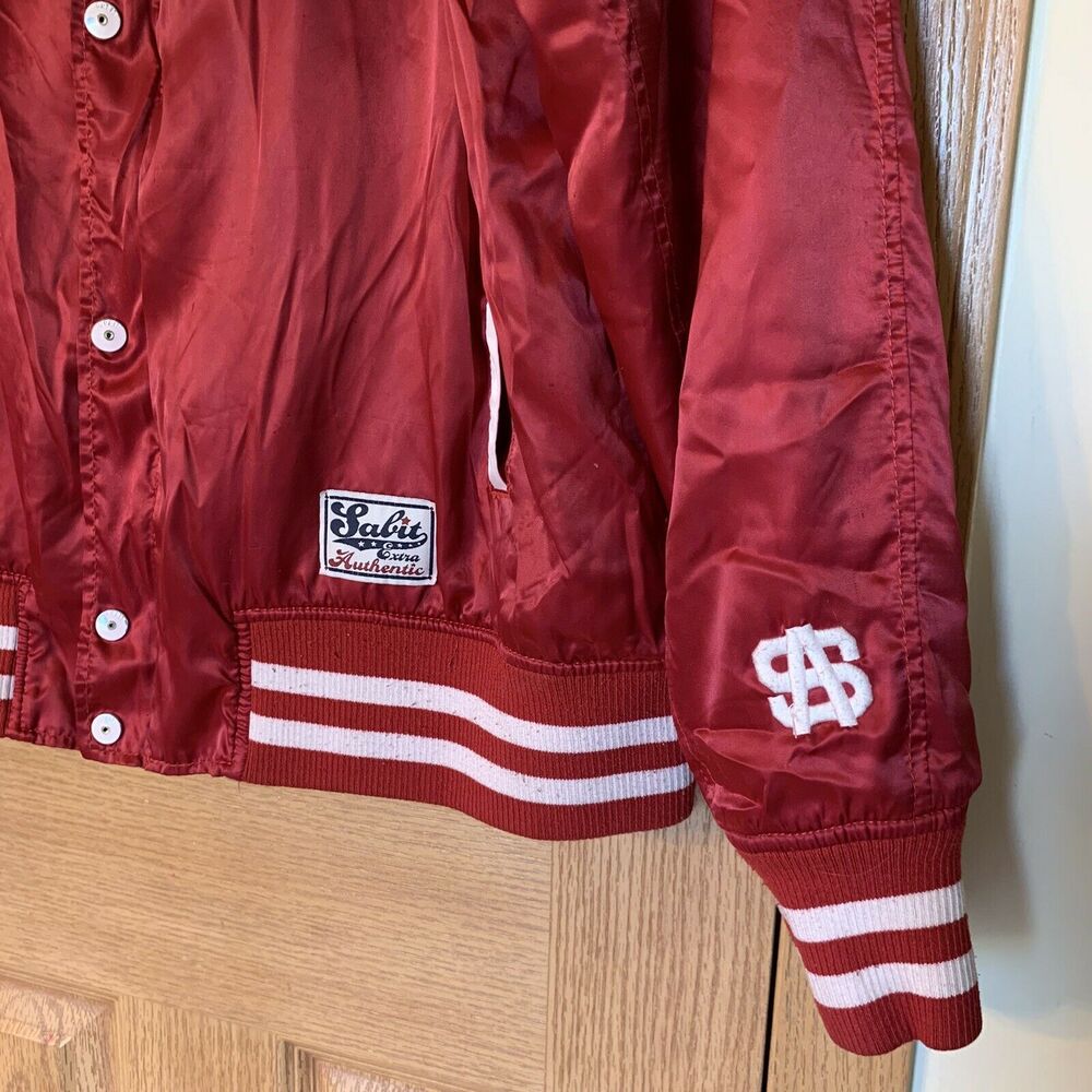 SABIT NYC Extra Authentic Sleeve Varsity XL Jacket Super Rare - Picture 5 of 8